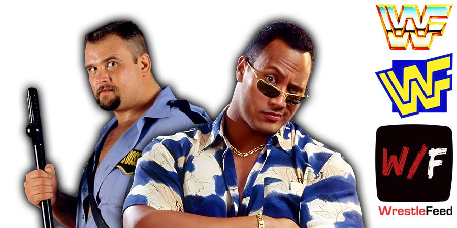 Big Boss Man And The Rock Dwayne Johnson Article Pic History WrestleFeed App