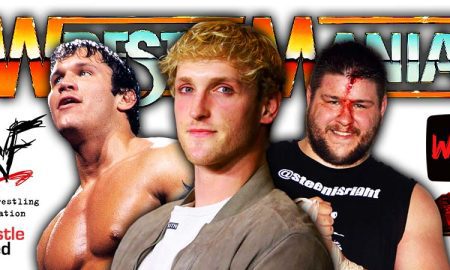 Randy Orton Vs Kevin Owens Vs Logan Paul WrestleMania 4 WrestleFeed App