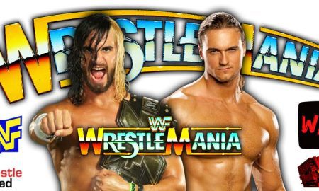 Seth Rollins Vs Drew McIntyre WrestleMania 1 WrestleFeed App