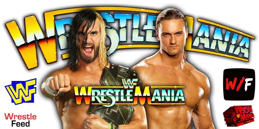 Seth Rollins Vs Drew McIntyre WrestleMania 1 WrestleFeed App