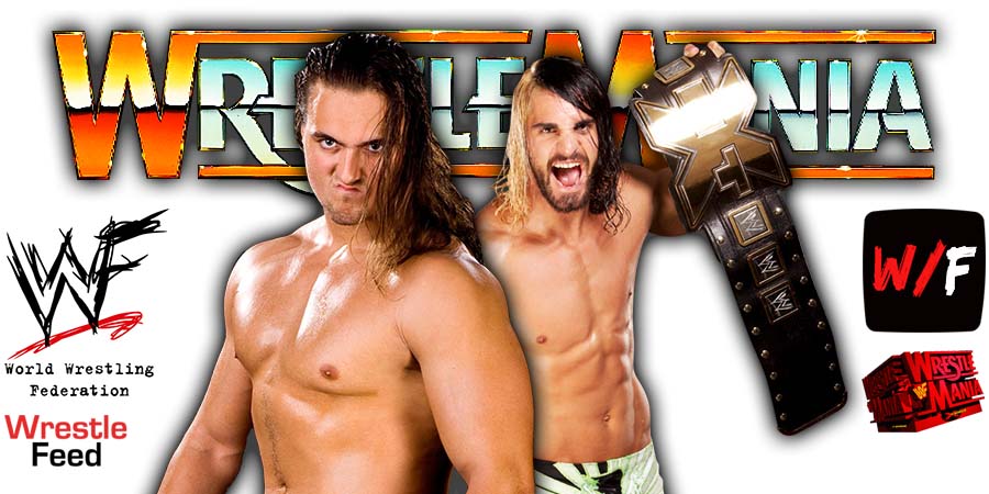 Seth Rollins Vs Drew McIntyre WrestleMania 2 WrestleFeed App