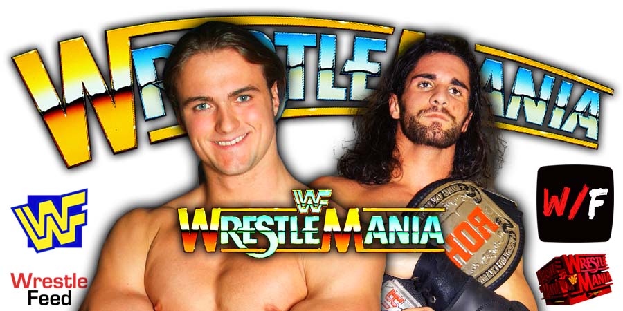 Seth Rollins Vs Drew McIntyre WrestleMania 3 WrestleFeed App