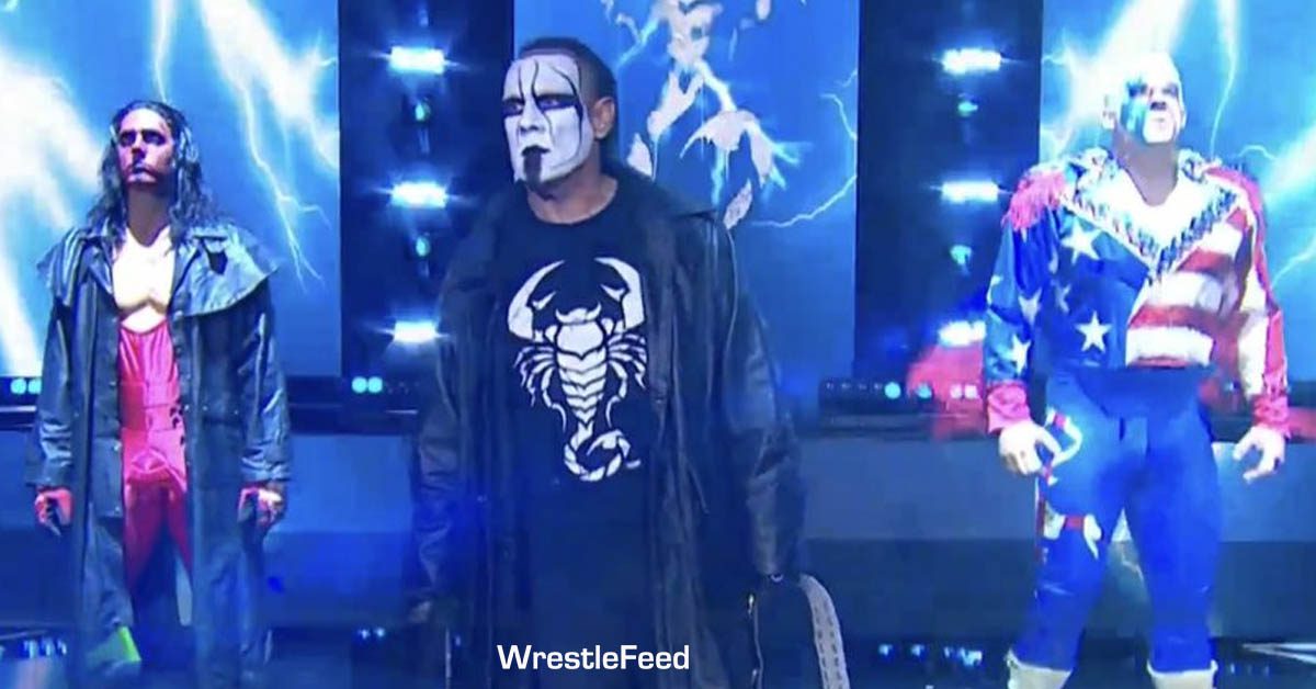 Sting Entrance With His Sons AEW Revolution 2024 Retirement Final Last Match WrestleFeed App