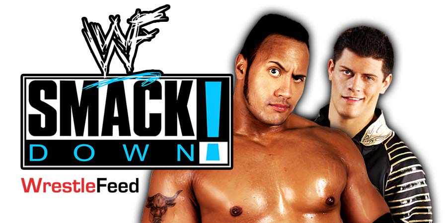 The Rock Dwayne Johnson And Cody Rhodes SmackDown Article Pic 1 WrestleFeed App