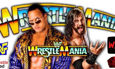 The Rock Dwayne Johnson Vs Seth Rollins WrestleMania 2 WWE WrestleFeed App