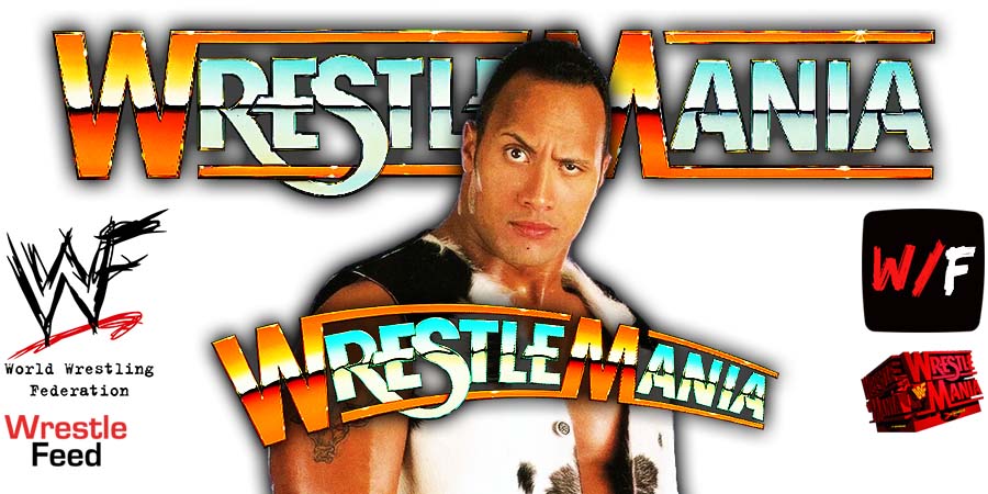 The Rock Dwayne Johnson WrestleMania WWF Pic 12 WrestleFeed App