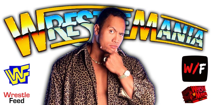 The Rock Dwayne Johnson WrestleMania WWF Pic 13 WrestleFeed App