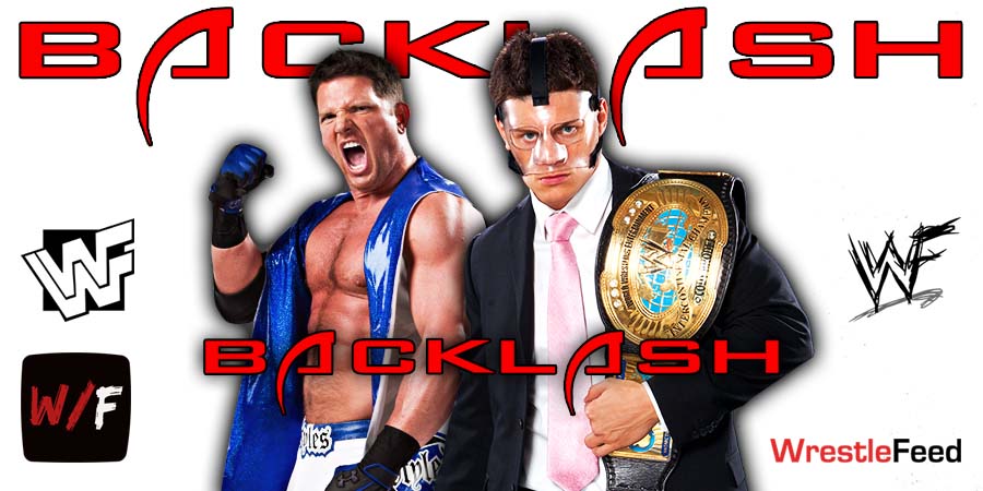 AJ Styles Vs Cody Rhodes Backlash 2024 PLE WWE 6 WrestleFeed App