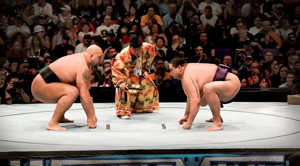 Big Show vs Akebono WrestleMania 21 Sumo Match WWE 2005 HQ Pic