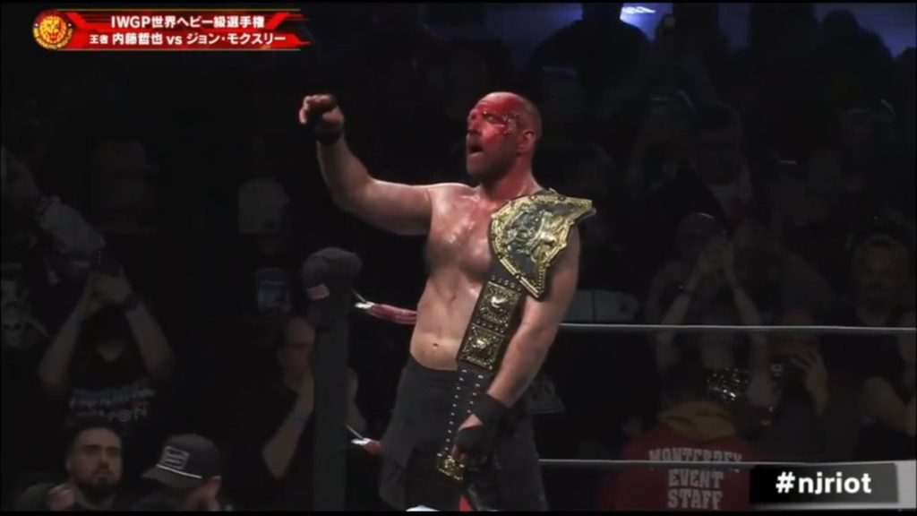 Jon Moxley Dean Ambrose Wins IWGP World Heavyweight Championship NJPW Windy City Riot 2024