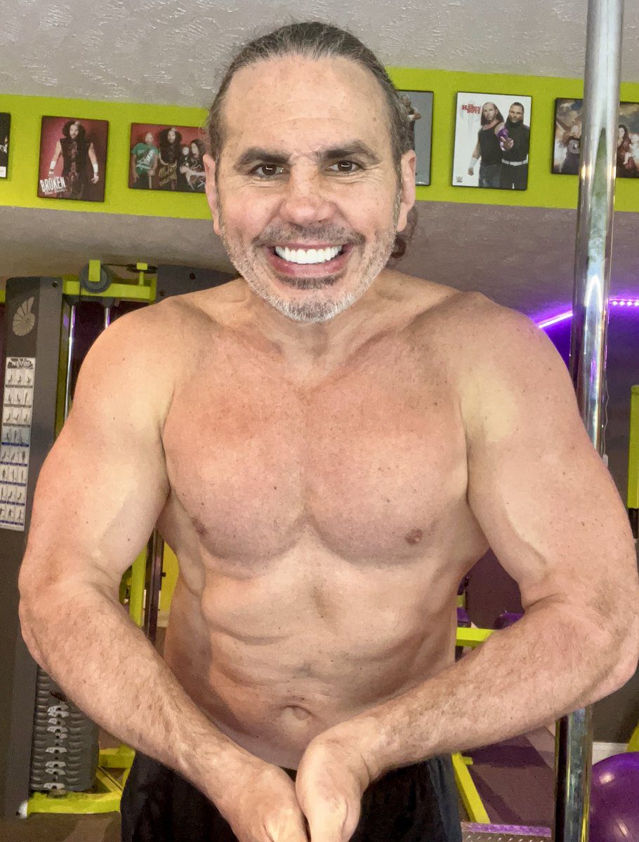 Matt Hardy Physique 206 lbs pounds April 2024