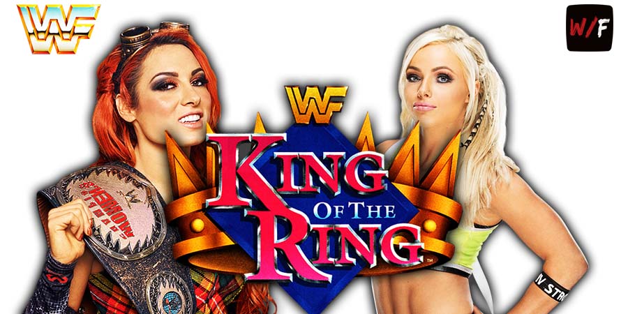Becky Lynch Vs Liv Morgan King Of The Ring 2024 WWE PLE 1 WrestleFeed App