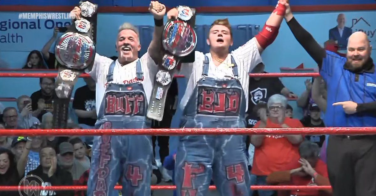 Buff Bagwell Wins Memphis Wrestling Tag Team Championship