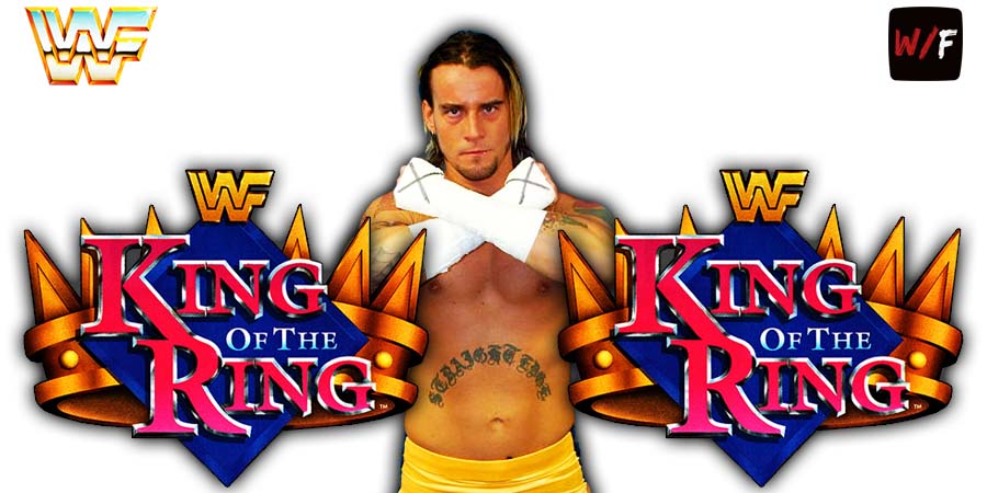 CM Punk King Of The Ring 1 WWE PPV WrestleFeed App