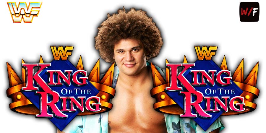 Carlito King Of The Ring 1 WWE PPV WrestleFeed App