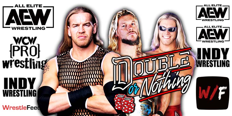 Christian Cage Chris Jericho Y2J Edge Adam Copeland AEW Double Or Nothing PPV All Elite Wrestling WrestleFeed App