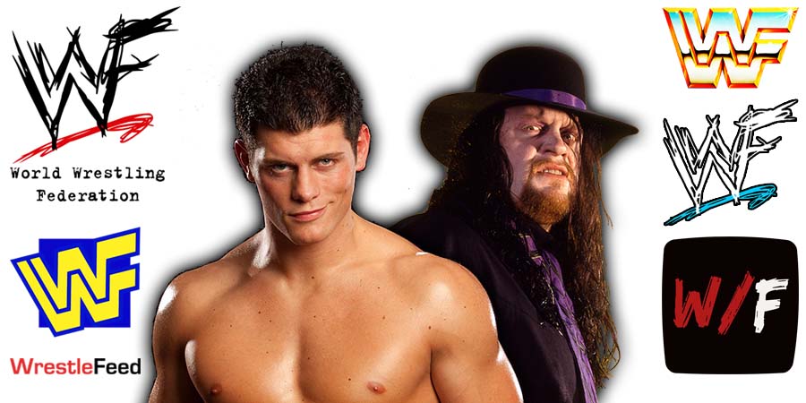 Cody Rhodes And The Undertaker Article Pic WWE WrestleFeed App