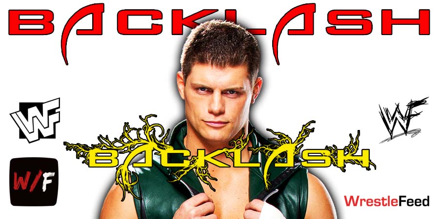 Cody Rhodes Backlash 1 WWE WrestleFeed App