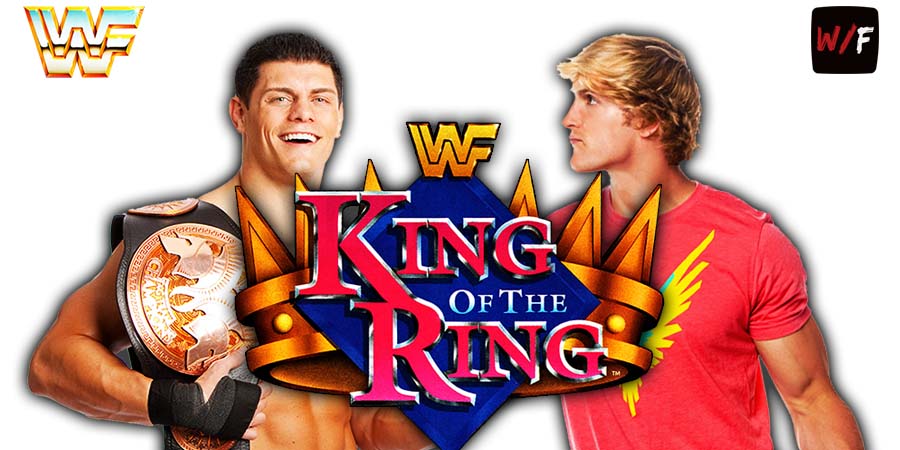 Cody Rhodes Vs Logan Paul King Of The Ring 2024 WWE PLE 1 WrestleFeed App