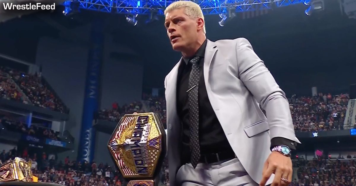 Cody Rhodes with the WWE United States Championship SmackDown May 17 2024 WrestleFeed App