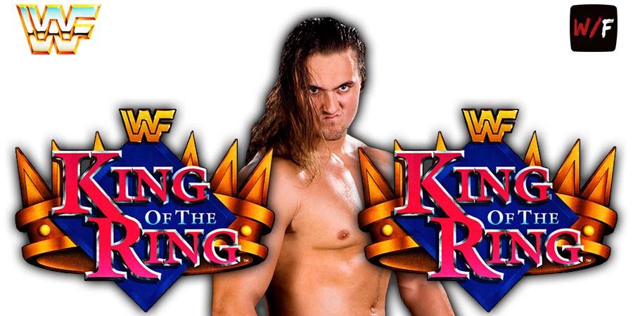 Drew McIntyre King Of The Ring 1 WWE PPV WrestleFeed App