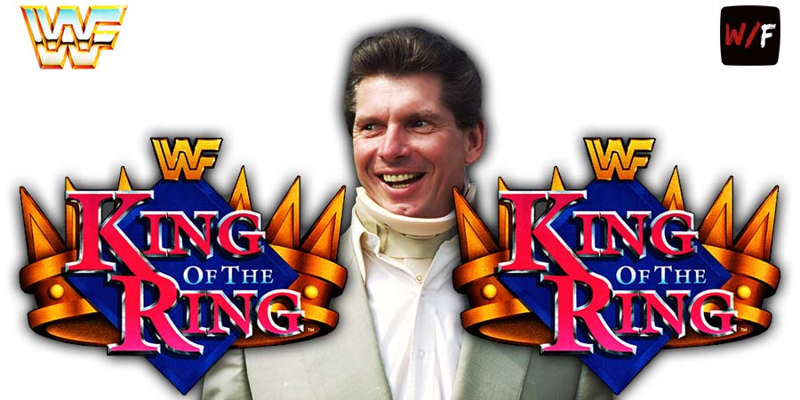 Vince McMahon King Of The Ring 1 WWE PPV WrestleFeed App