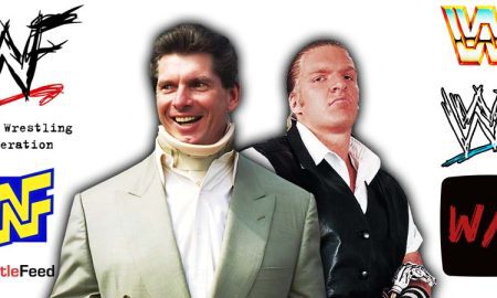 Vince McMahon Laughing And Triple H HHH Article Pic WrestleFeed App