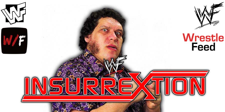 Andre The Giant Clash of the Castle Insurrextion WWF WWE UK Tour WrestleFeed App