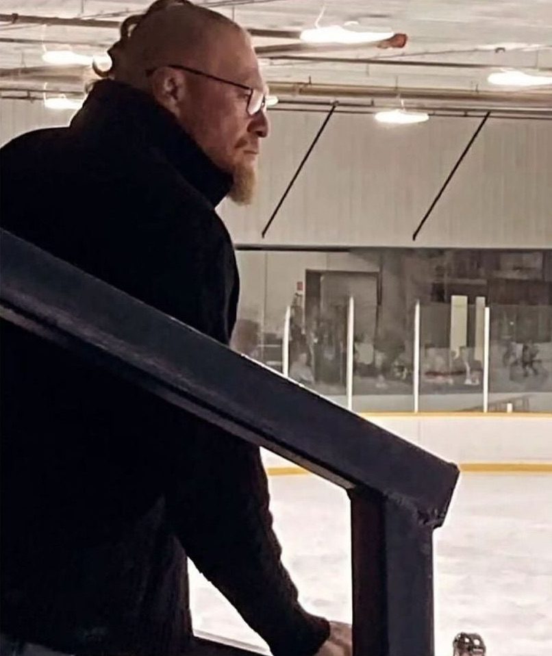 Brock Lesnar at his son's Hockey Game May 2024