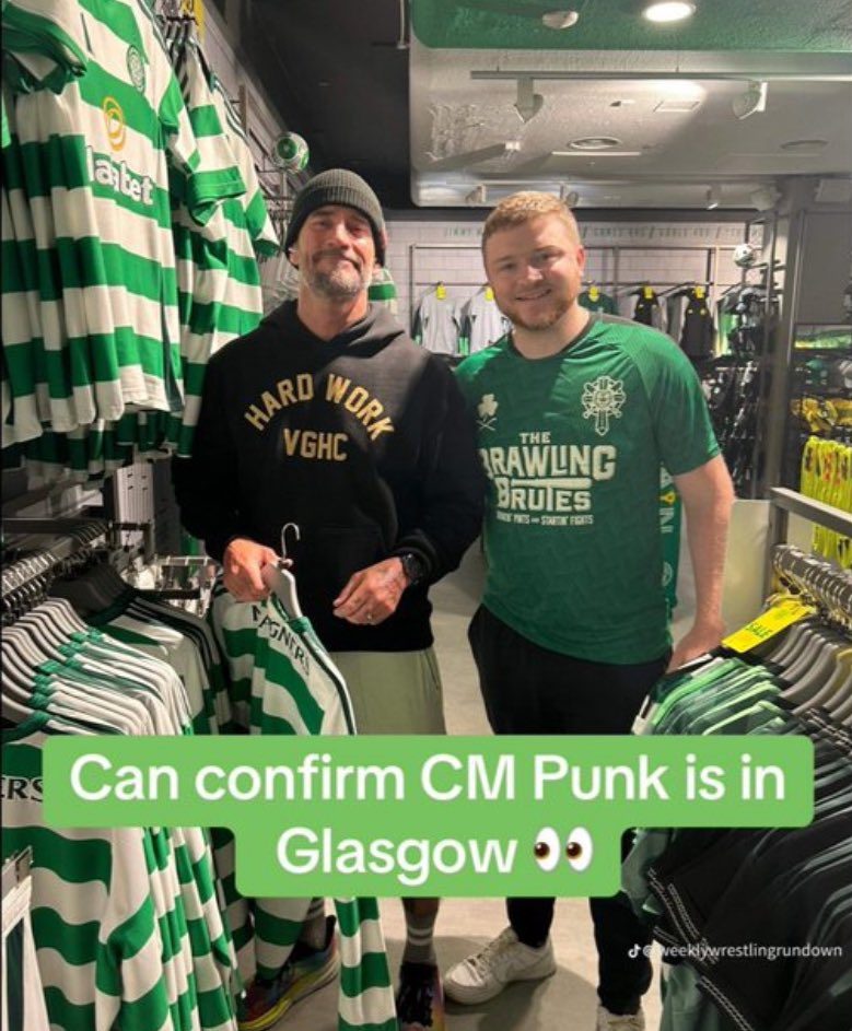 CM Punk Is In Scotland Ahead Of WWE Clash At The Castle 2024