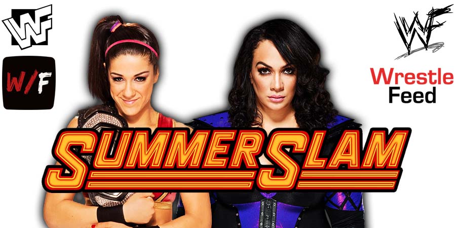 Bayley Vs Nia Jax SummerSlam 2 WWE 2024 PLE WrestleFeed App