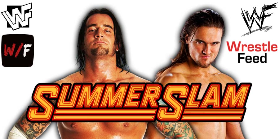 CM Punk Vs Drew McIntyre SummerSlam 4 WWE 2024 PLE WrestleFeed App