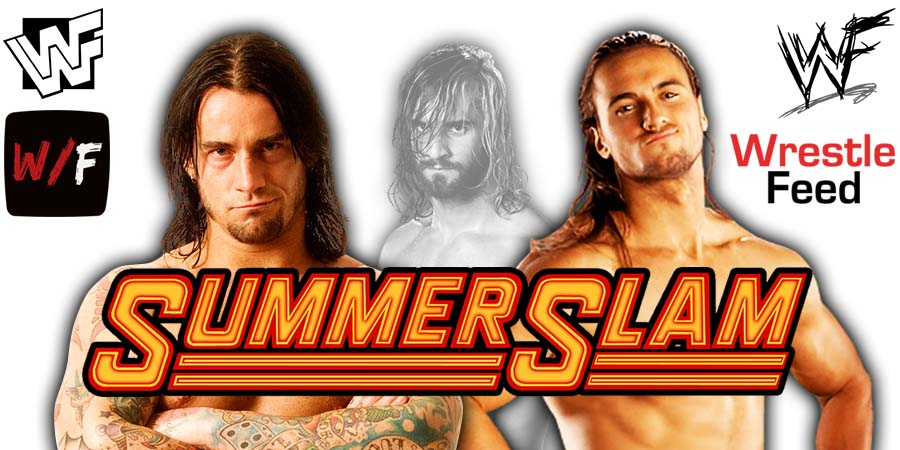 CM Punk Vs Drew McIntyre SummerSlam 5 WWE 2024 PLE WrestleFeed App