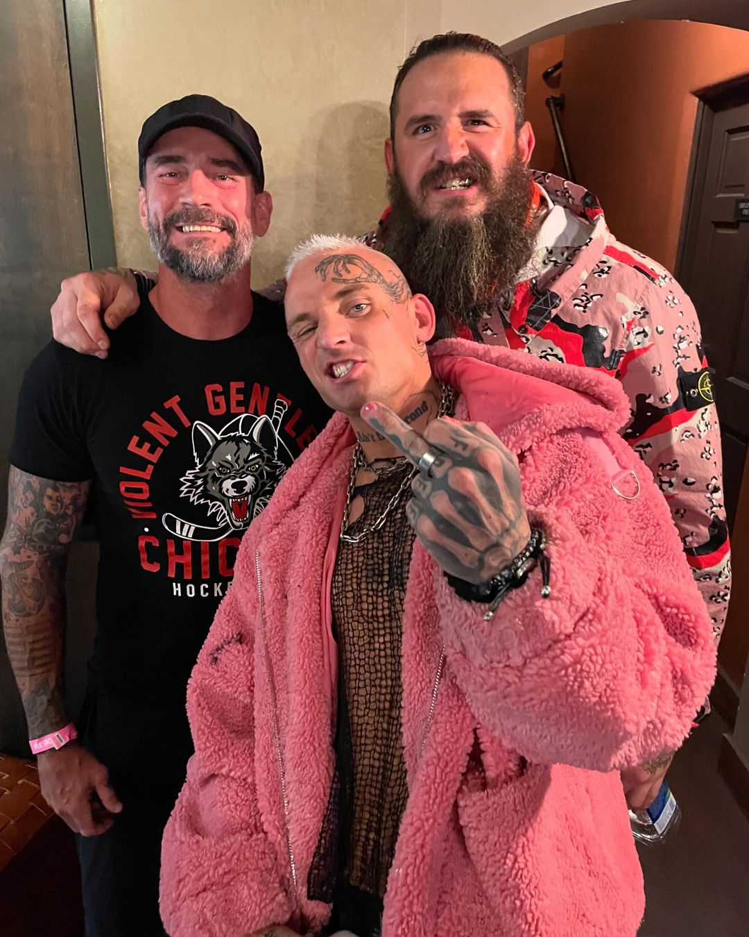 CM Punk reunites with Darby Allin Brody King July 2024