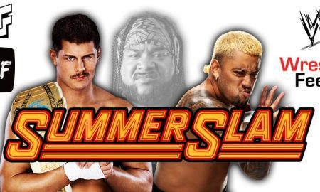 Cody Rhodes Vs Solo Sikoa SummerSlam 4 WWE 2024 PLE WrestleFeed App