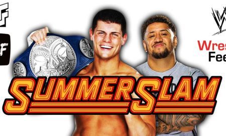 Cody Rhodes Vs Solo Sikoa SummerSlam 5 WWE 2024 PLE WrestleFeed App