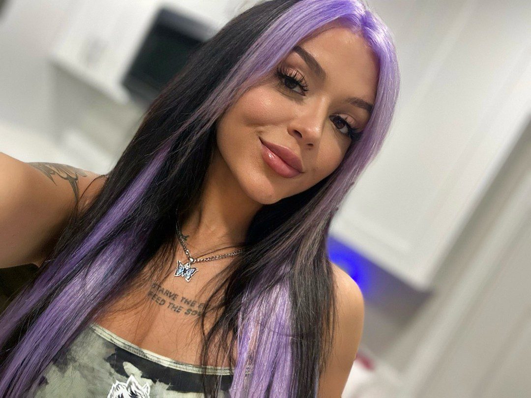 Cora Jade Purple Hair Color Colour