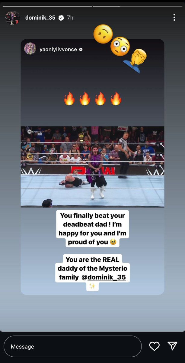 Dominik Mysterio Reacts To Liv Morgan Calling Him The REAL Daddy Of The Mysterio Family After RAW