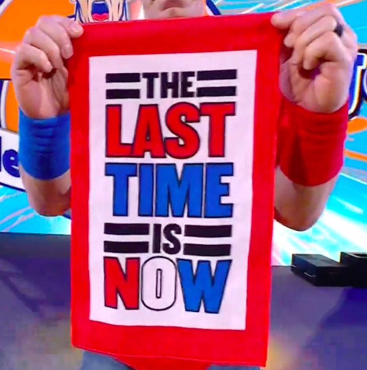 John Cena The Last Time Is Now Hand Towel WWE Money In The Bank 2024 Retirement