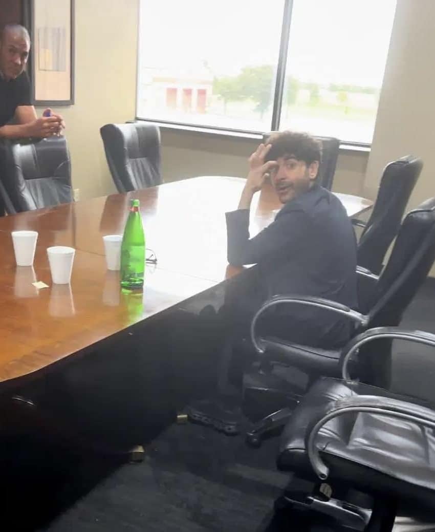 Shane McMahon Tony Khan Meeting Arlington Airport July 29 2024