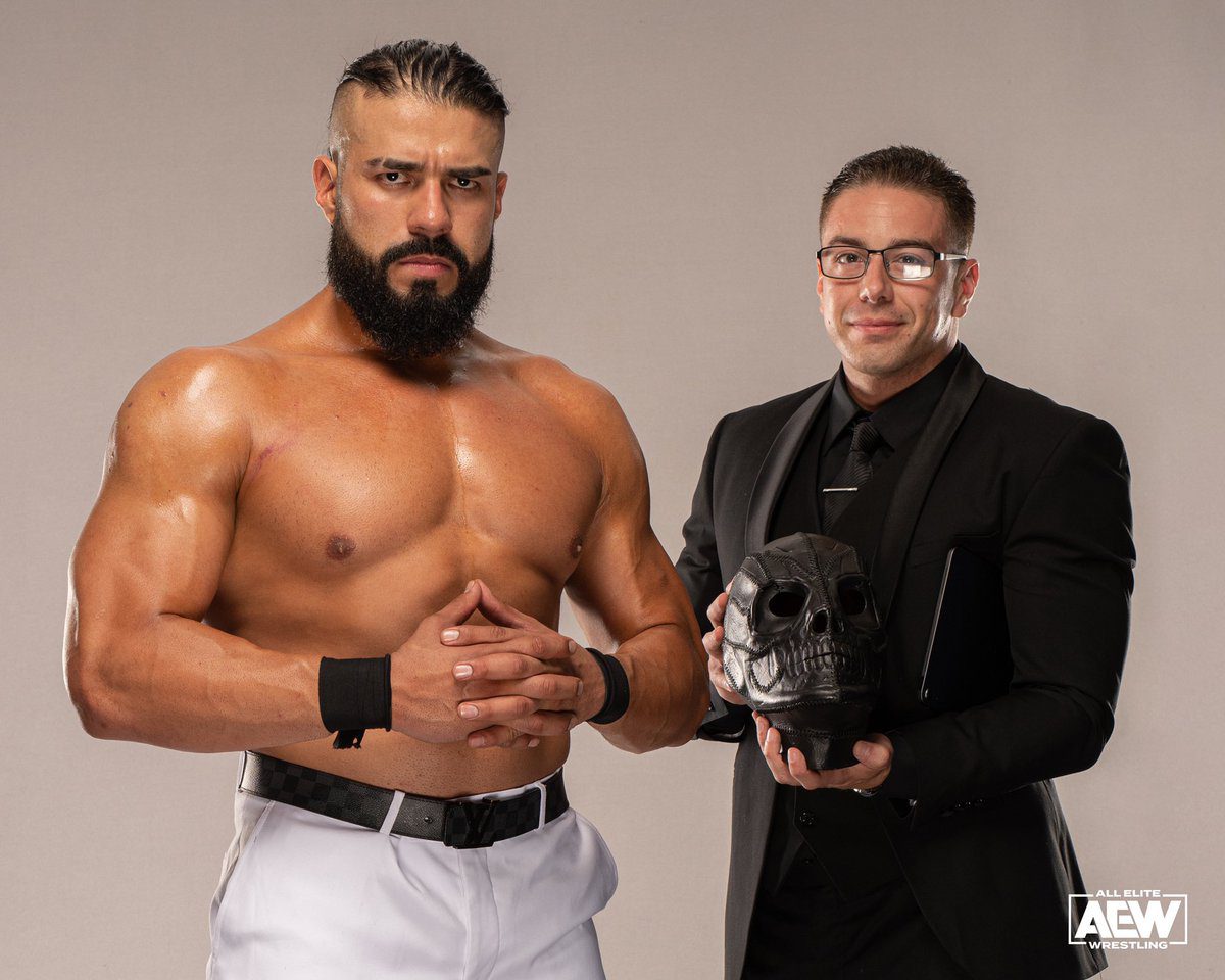 Andrade El Idolo Jose the Assistant AEW
