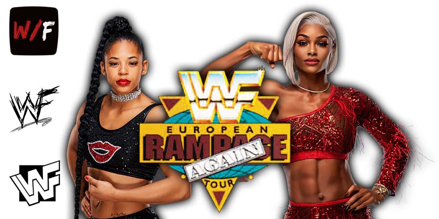 Bianca Belair And Jade Cargill Bash In Berlin WWE WrestleFeed App