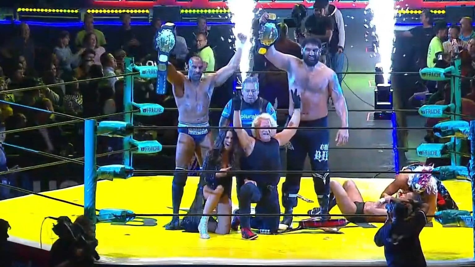 Jinder Mahal wins AAA Tag Team Championship At TripleMania 32 CDMX