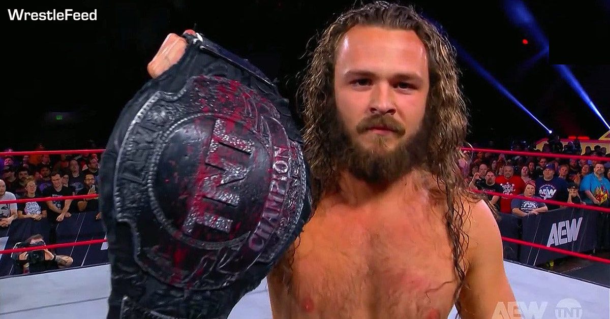 Jungle Boy Jack Perry Custom TNT Championship AEW Collision August 17 2024 WrestleFeed App