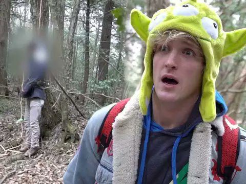 Logan Paul Hat Aokigahara Forest Japan Suicide Controversial Video 2017