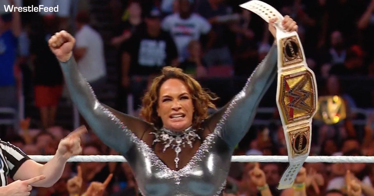 Nia Jax Wins WWE Women's Championship SummerSlam 2024 WrestleFeed App
