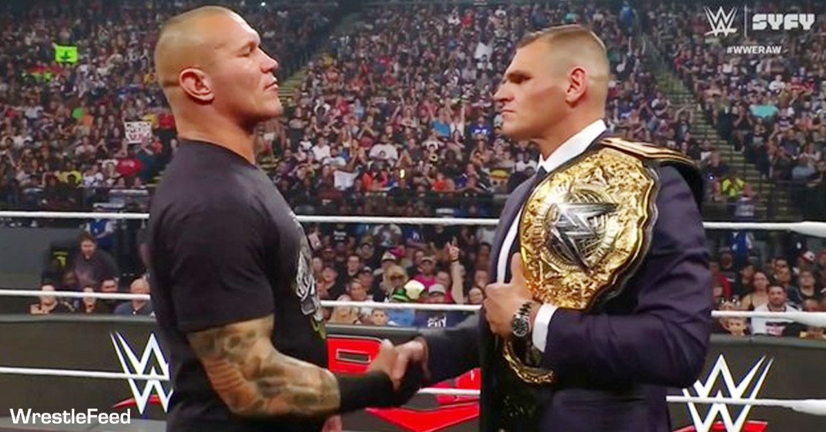 Randy Orton World Heavyweight Champion Gunther Shake Hands WWE RAW After SummerSlam 2024 WrestleFeed App