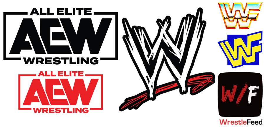 AEW And WWE Logos WrestleFeed App
