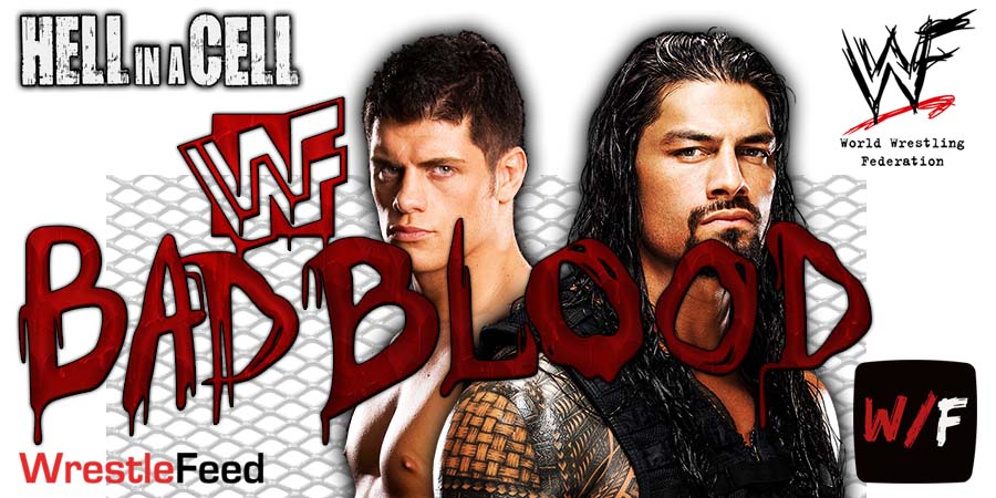 Cody Rhodes And Roman Reigns 5 Bad Blood Hell In A Cell WrestleFeed App