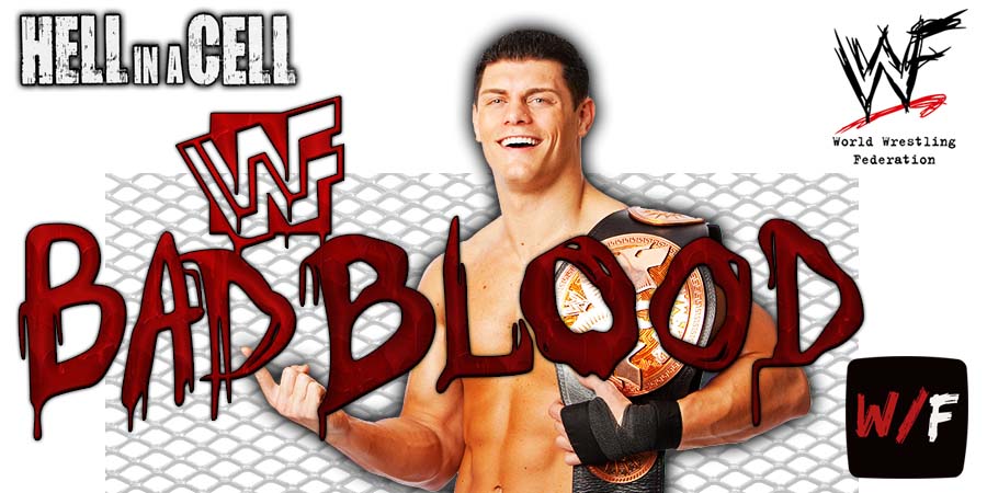 Cody Rhodes Bad Blood Hell In A Cell 6 WWE WrestleFeed App